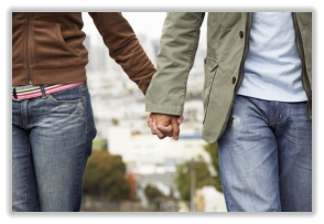 Halifax Oval Holding Hands