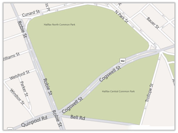 Halifax Oval Map