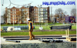 Walking the Halifax Oval.