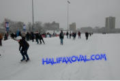 Skaters on the oval.