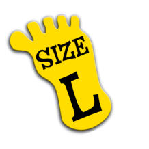Foot Size Large